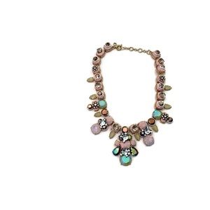 J. Crew Statement Necklace Pink